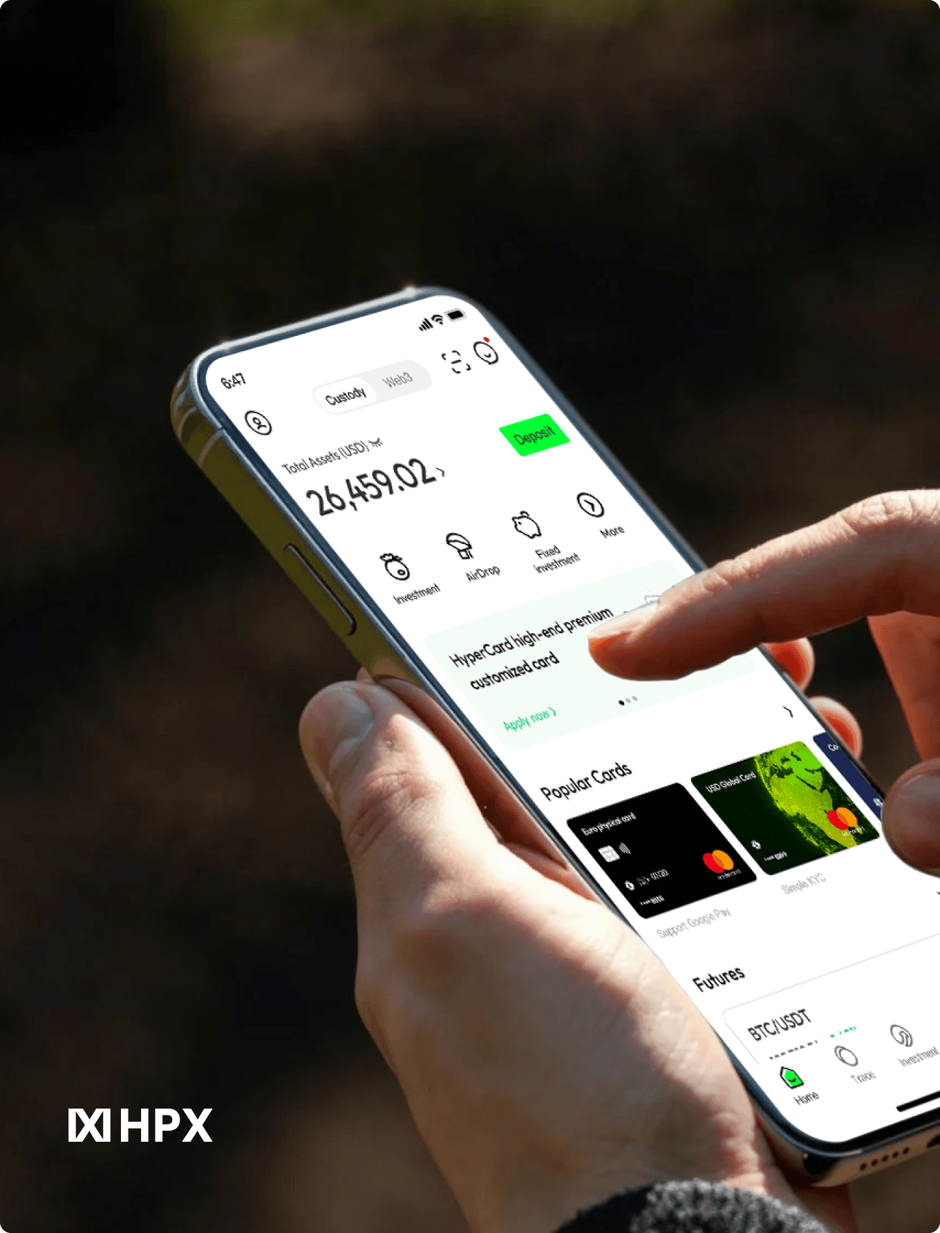 HPX Wallet - Secure Multi Crypto & Bitcoin Wallet